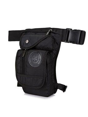 Nylon Drop Leg Bag Hiking Waist Pack for Men Women Tactical Motorcycle Bike